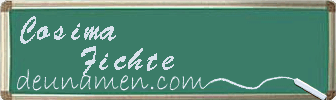 Cosima Fichte Visitenkarte